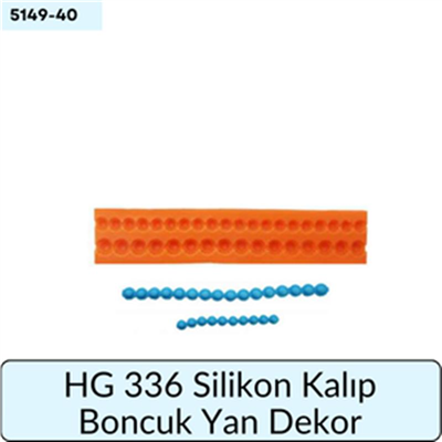 HG 336 SİLİKON KALIP BONCUK YAN DEKOR