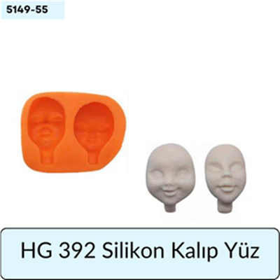 HG 392 SİLİKON KALIP YÜZ