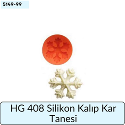 HG 408 SİLİKON KALIP KAR TANESİ