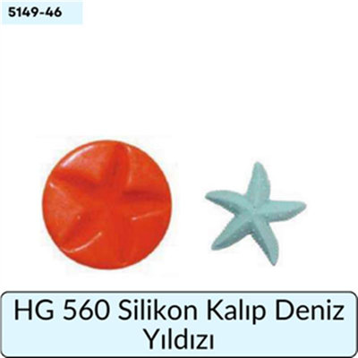 HG 560 SİLİKON KALIP DENİZ YILDIZI