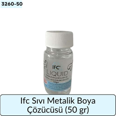 Ifc Sıvı Metalik Boya Çözücüsü (50 gr)