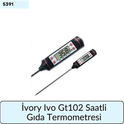 İvory Ivo Gt102 Saatli Gıda Termometresi
