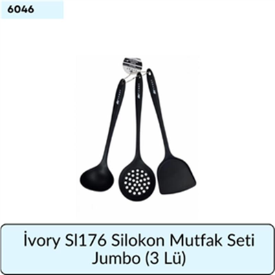 İvory Sl176 Silokon Mutfak Seti Jumbo   (3 Lü)