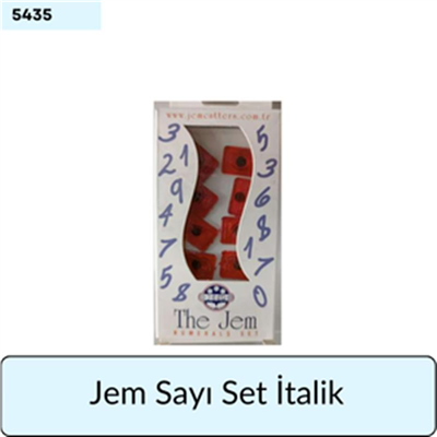 Jem Sayı Set İtalik