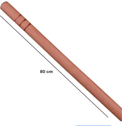 Kalın Ahşap Oklava   (80 Cm)