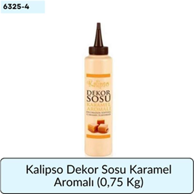 Kalipso Dekor Sosu Karamel Aromalı   (0,75 Kg)