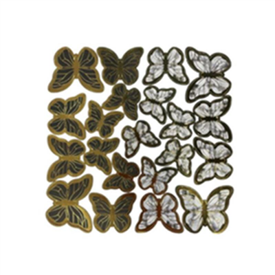 Kelebek Pasta Süsü Siyah   (126 Lı)