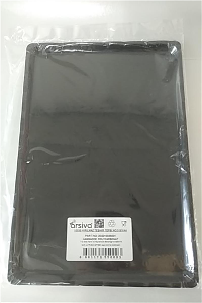 Kırılmaz Pasta Tepsisi Siyah   No:3 (32*22 Cm)