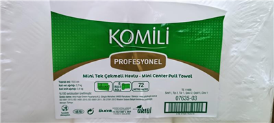 Komili Mini Tek Çek.Havlu 2 Katlı 72M  (6 Ad) 3,9K
