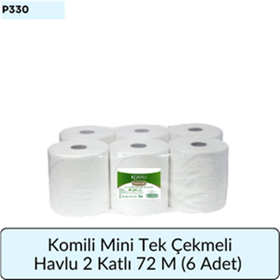 Komili Mini Tek Çek.Havlu 2 Katlı 72M  (6 Ad) 3,9K