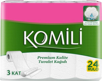 Komili Tuvalet Kağıdı 3 Katlı   (24 Adet)