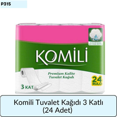 Komili Tuvalet Kağıdı 3 Katlı   (24 Adet)
