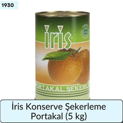 Konserve Şekerleme Portakal Kabuk     (5 kg)