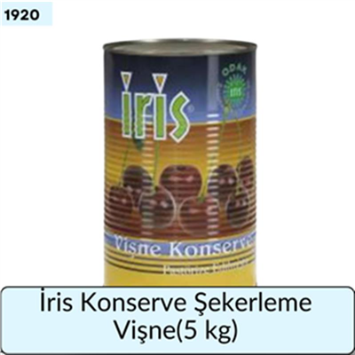 Konserve Şekerleme Vişne     (5 kg)