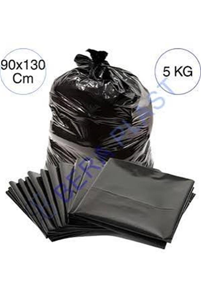 Konteyner Çöp Torbası 600 Gr Siyah 90*125 (10 Ad)