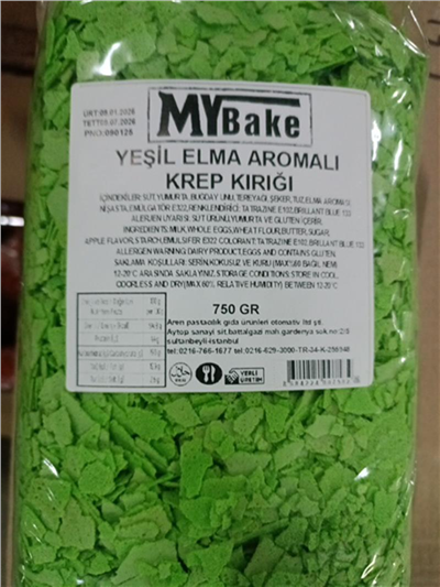 Krep Kırığı Yeşil Elma   (750 gr)