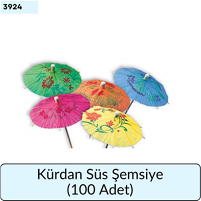 Kürdan Süs ŞEMSİYE (100 adet)