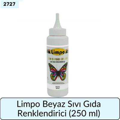 Limpo Beyaz Sıvı Gıda Renklendiricisi   (250 Ml)