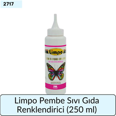 Limpo Pembe Sıvı Gıda Renklendiricisi   (250 Ml)