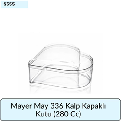 Mayer May 336 Kalp Kapaklı Kutu   (280 Cc)