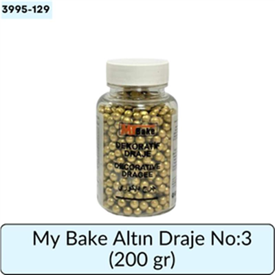 My Bake Altın Draje No:3   (200 Gr)