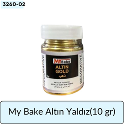 My Bake Altın Yaldız Gıdadışı   (10 Gr)