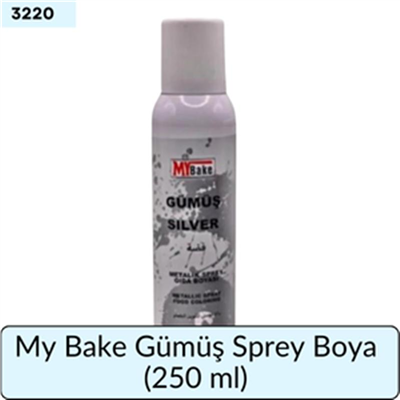 My Bake Gümüş Sprey Boya   (250 ML)