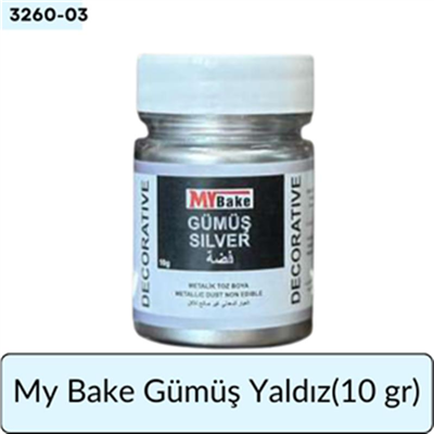 My Bake Gümüş Yaldız Gıdadışı   (10 Gr)