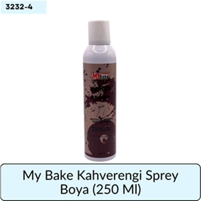 My Bake Kahverengi Sprey Boya   (250 ML)