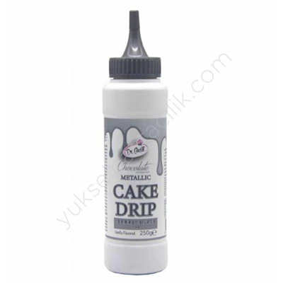 My Bake Metalik Gümüş Cake Drip   (250 gr)