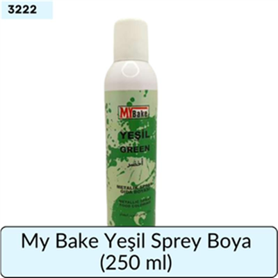My Bake Yeşil Sprey Boya   (250 ML)