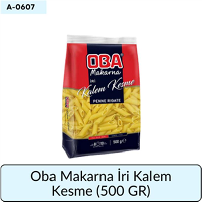 Oba Makarna İri Kalem Kesme   (500 Gr)
