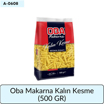 Oba Makarna Kalın Kesme   (500 Gr)