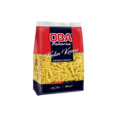 Oba Makarna Kalın Kesme   (500 Gr)