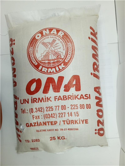 Ona İrmik No 3   (25 Kg)