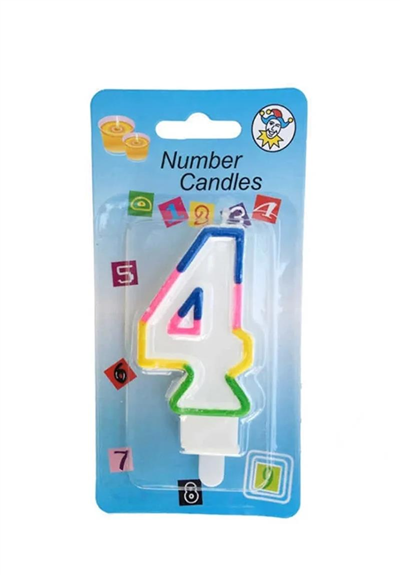 Orca Rakamlı Mum No: 4