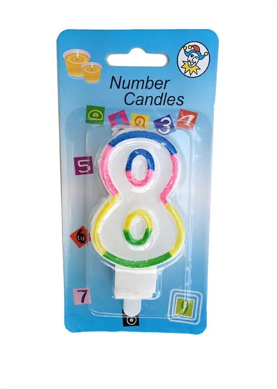 Orca Rakamlı Mum No: 8