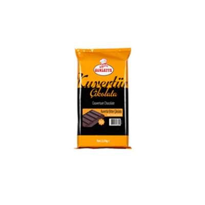 Ovlt. Kuvertür Çikolata Bitter % 55   (2,5 Kg)