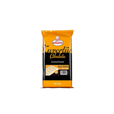 Ovlt. Kuvertür Çikolata Beyaz %35   (2,5 Kg)