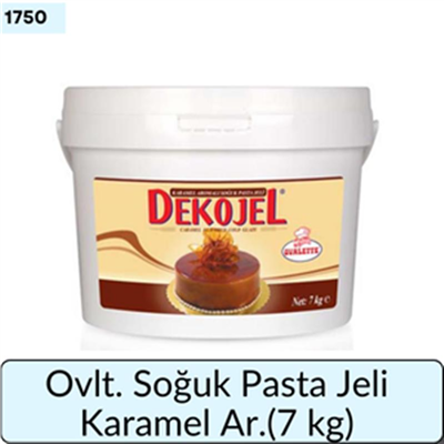 Ovlt. Soğuk Pasta Jeli Karamel Aromalı     (7 Kg)