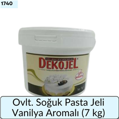 Ovlt. Soğuk Pasta Jeli Vanilya Aromalı     (7 Kg)