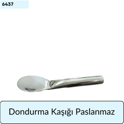 Paslanmaz Dondurma Kaşığı