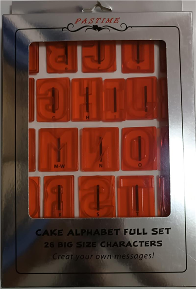 Pasta Alfabe Set Büyük Boy 5 CM