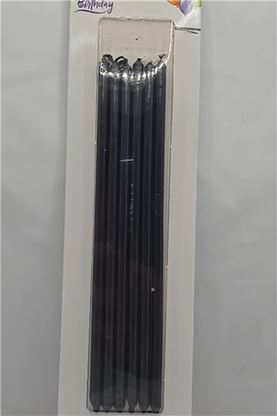 Pasta Mumu Siyah 20 Cm   (6 Lı)