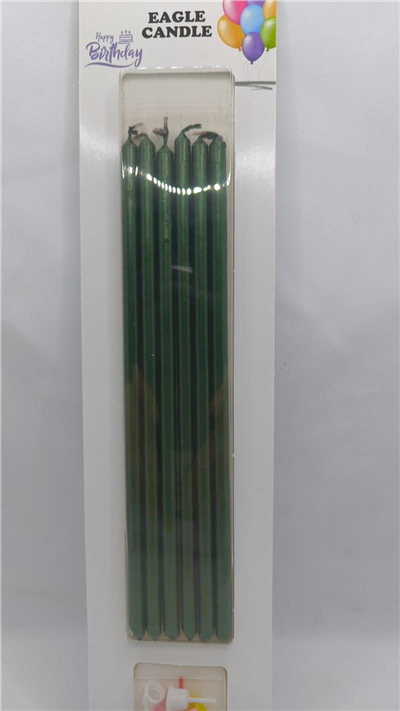 Pasta Mumu Yeşil 20 Cm   (6 Lı)
