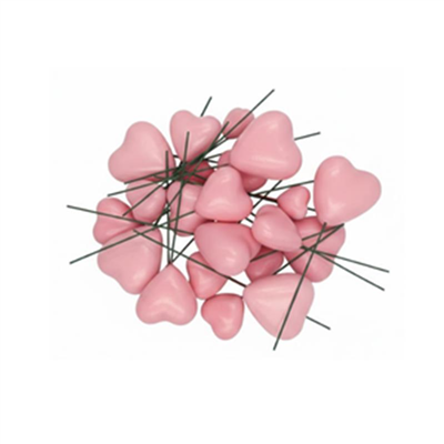 Pasta Üstü Kalp Süs Açık Pembe