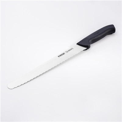 Pirge 38009-01 Ekmek Bıçağı Siyah   (22,5 Cm)