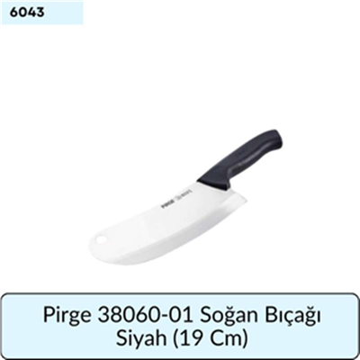 Pirge 38060-01 Soğan Bıçağı Siyah   (19 Cm)
