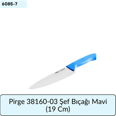 Pirge 38160-03 Şef Bıçağı Mavi   (19 Cm)