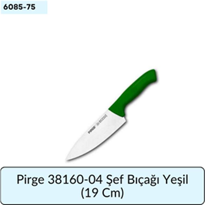 Pirge 38160-04 Şef Bıçağı Yeşil   (19 Cm)